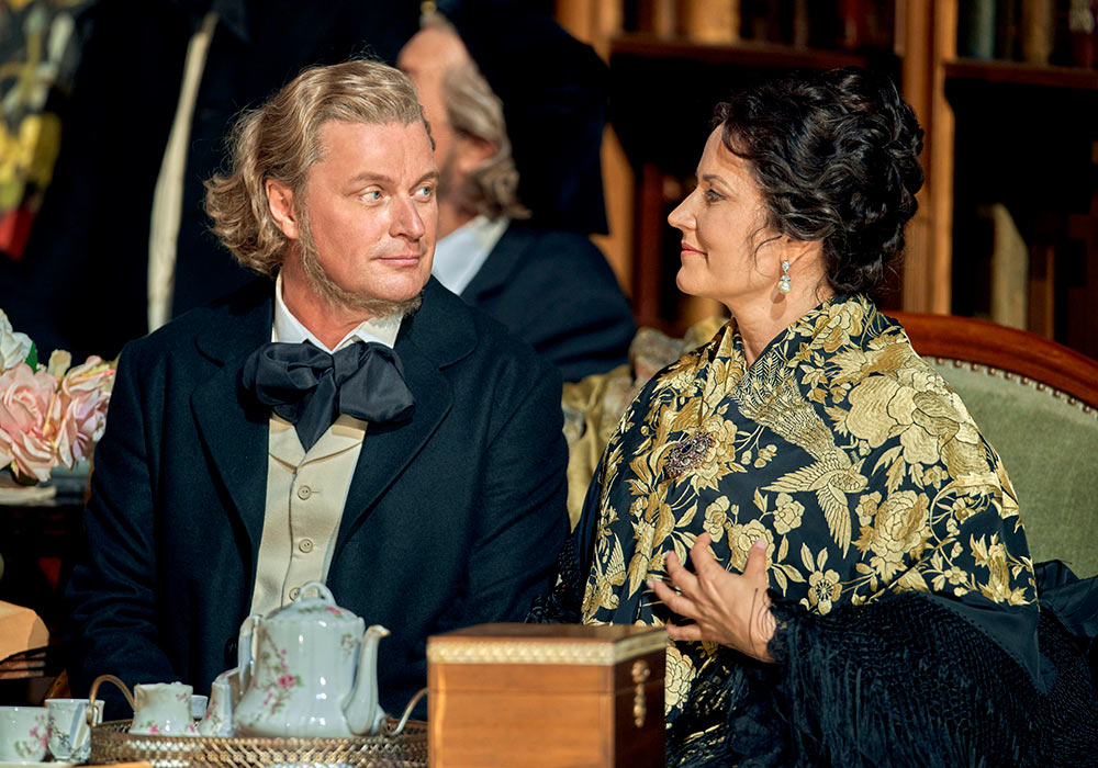 Klaus Florian Vogt and Camilla Nylund in Barrie Kosky's production of Die Meistersinger von Nürnberg at the Bayreuth