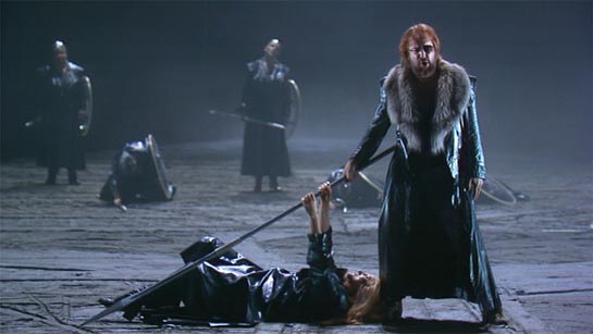 Anne Evans and John Tomlinson in Die Walküre