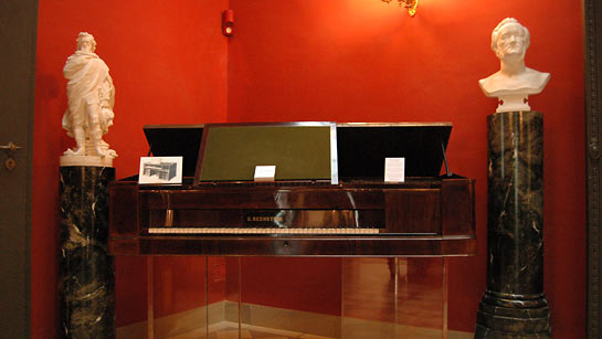 Wagner's specially designed Bechstein piano