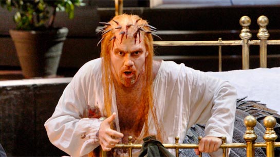 Detlef Roth as Amfortas in Stefan Herheim's production of Parsifal