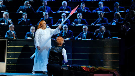 Simon O'Neill as Parsifal and Detlef Roth as the suffering Amfortas.
