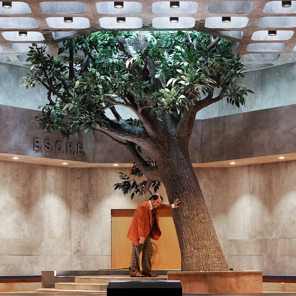 Michael Volle as Wotan in Tcherniakov Rheingold Berlin