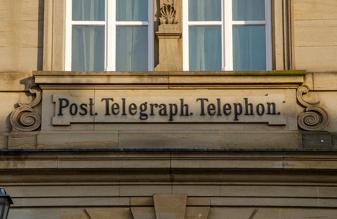 A former post office building in Kanzleistrasse, Bayreuth.